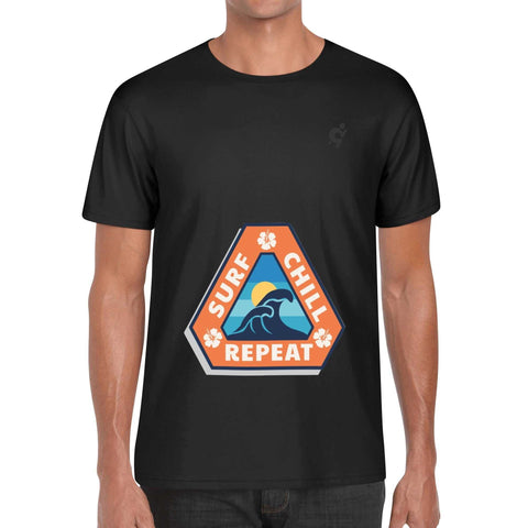 Mr.Shit Mens 100% Cotton T-Shirt - Surf 2 Men's T-Shirts 32 $