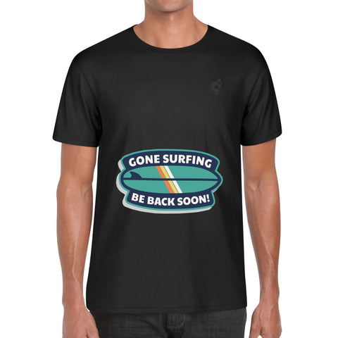 Mr.Shit Mens 100% Cotton T-Shirt - Surf 4 Men's T-Shirts 32 $