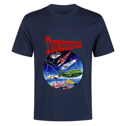 Mens 100% Cotton - Thunder Birds 2 - Mr.Shit