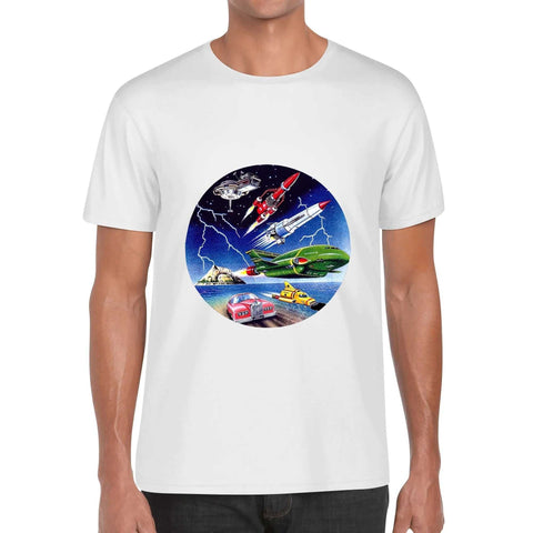 Mens 100% Cotton - Thunder Birds - Mr.Shit