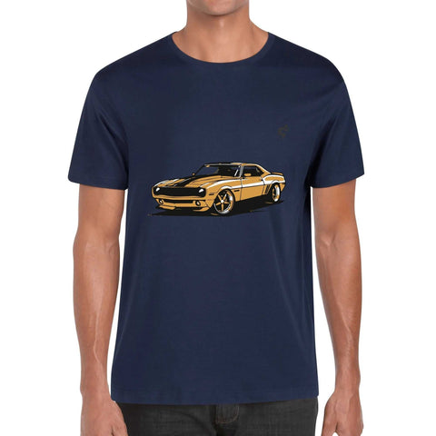 Mens 100% Cotton - Yellow Camaro - Mr.Shit