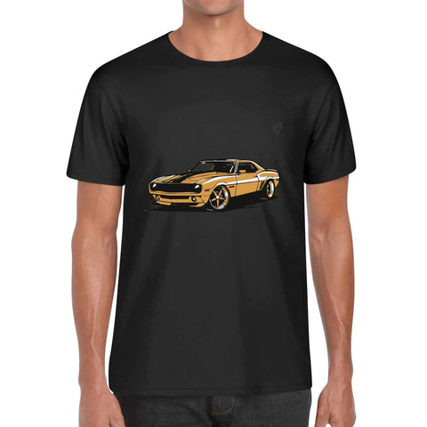 Mens 100% Cotton - Yellow Camaro - Mr.Shit