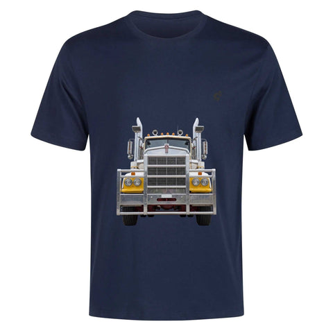 Mens 100% Cotton - Yellow Truck F/B - Mr.Shit