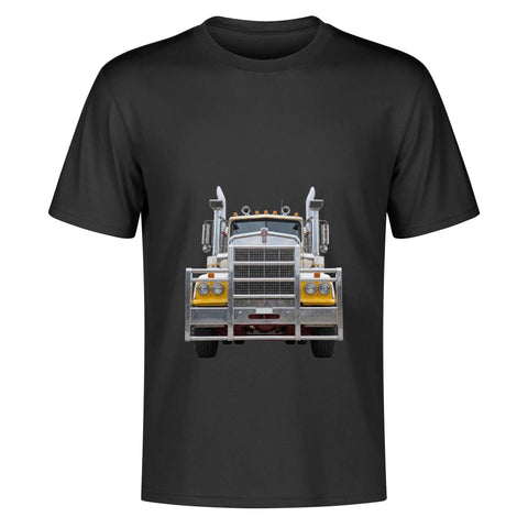 Mens 100% Cotton - Yellow Truck F/B - Mr.Shit
