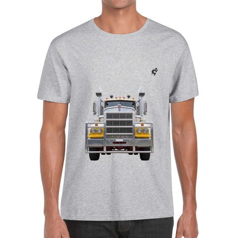 Mens 100% Cotton - Yellow Truck F/B - Mr.Shit