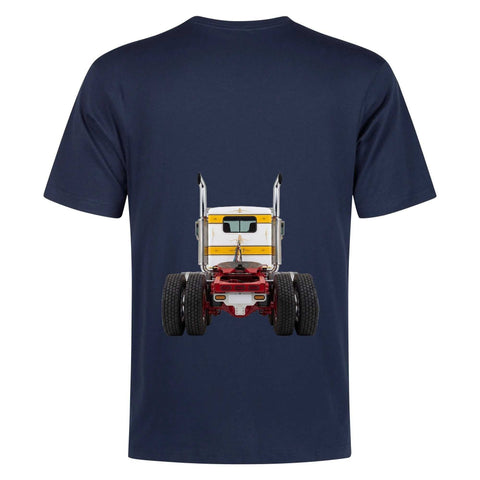 Mens 100% Cotton - Yellow Truck F/B - Mr.Shit