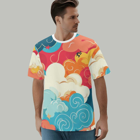 Men's T-shirt - Clouds - Mr.Shit