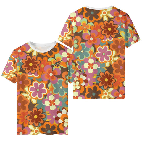 Men's T-shirt - Hippy Flowers - Mr.Shit
