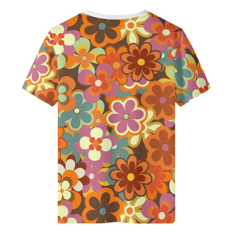Men's T-shirt - Hippy Flowers - Mr.Shit
