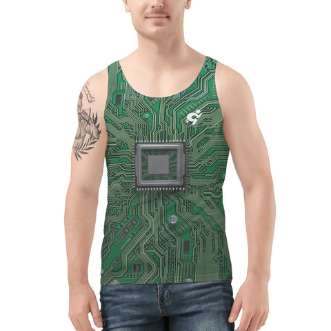 Men's Tank Top - Computer Circuit - Mr.Shit