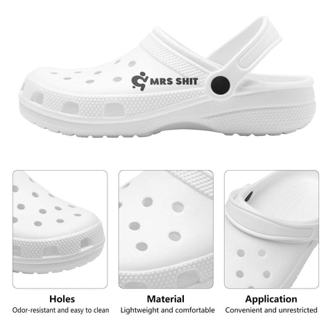 Mr.Shit Mrs Shit - Womens Classic Clogs Shoes & Footwear 41 $