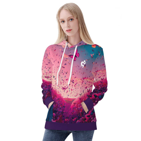 Mr.Shit Womens Hoodie - Butterflies Women's Hoodies 39 $