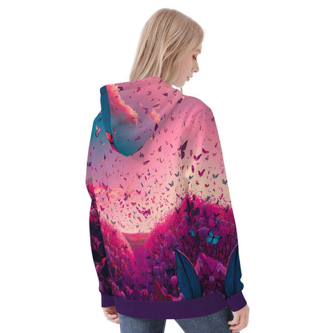 Mr.Shit Womens Hoodie - Butterflies Women's Hoodies 39 $
