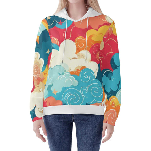 Mr.Shit Womens Hoodie - Clouds Women's Hoodies 39 $