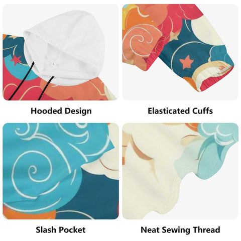 Mr.Shit Womens Hoodie - Clouds Women's Hoodies 39 $