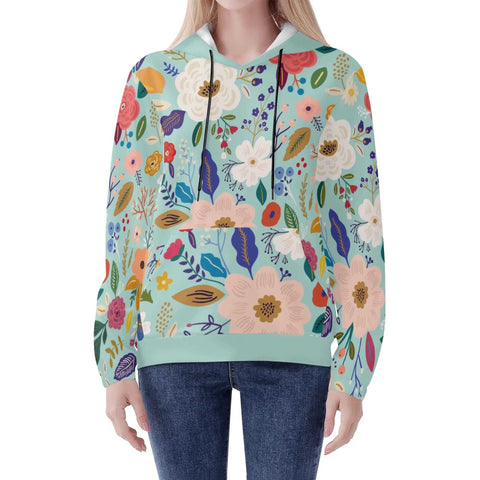 Mr.Shit Womens Hoodie - Floral Women's Hoodies 39 $