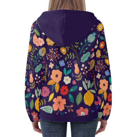 Mr.Shit Womens Hoodie - Floral 2 Women's Hoodies 39 $