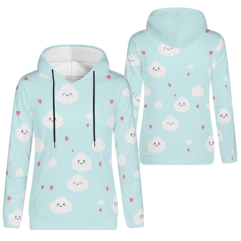 Mr.Shit Womens Hoodie - Happy Clouds Women's Hoodies 39 $