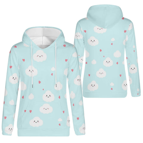 Mr.Shit Womens Hoodie - Happy Clouds Women's Hoodies 39 $