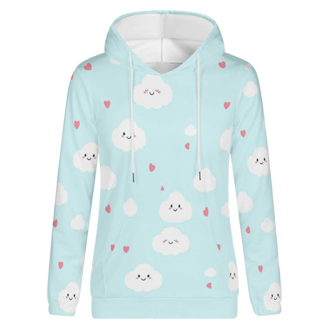 Mr.Shit Womens Hoodie - Happy Clouds Women's Hoodies 39 $
