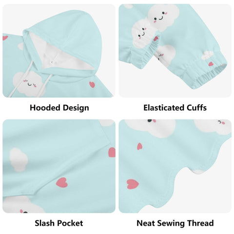 Mr.Shit Womens Hoodie - Happy Clouds Women's Hoodies 39 $