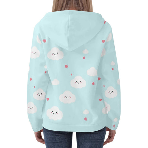 Mr.Shit Womens Hoodie - Happy Clouds Women's Hoodies 39 $