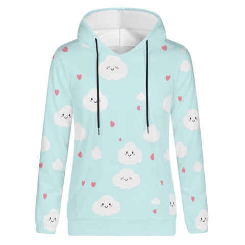 Mr.Shit Womens Hoodie - Happy Clouds Women's Hoodies 39 $