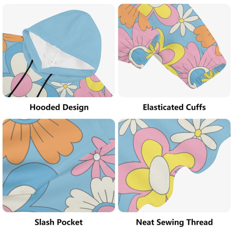 Mr.Shit Womens Hoodie - Hippy Floral Women's Hoodies 39 $