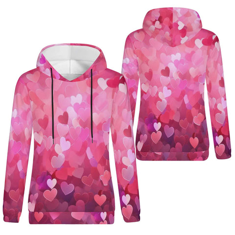 Mr.Shit Womens Hoodie - Love Hearts Women's Hoodies 39 $