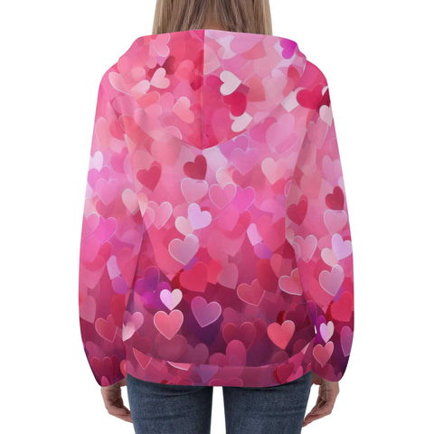 Mr.Shit Womens Hoodie - Love Hearts Women's Hoodies 39 $