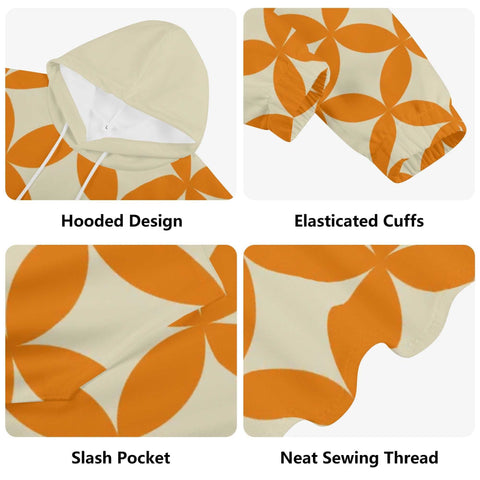 Mr.Shit Womens Hoodie - Orange Retro 10 Women's Hoodies 39 $