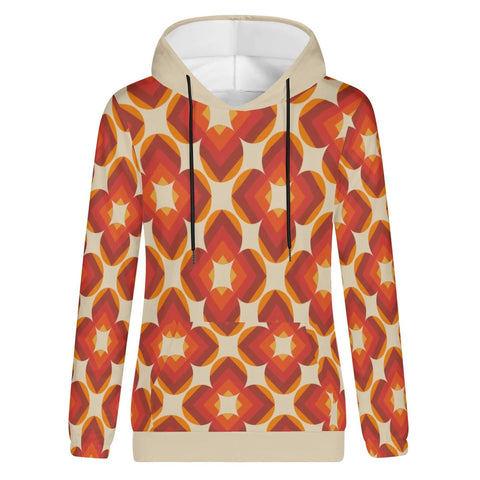 Mr.Shit Womens Hoodie - Orange Retro 11 Women's Hoodies 39 $