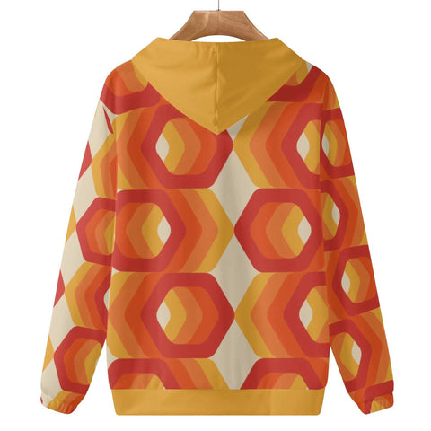 Mr.Shit Womens Hoodie - Orange Retro 12 Women's Hoodies 39 $