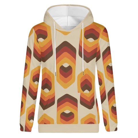 Mr.Shit Womens Hoodie - Orange Retro 13 Women's Hoodies 39 $