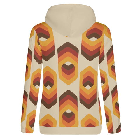 Mr.Shit Womens Hoodie - Orange Retro 13 Women's Hoodies 39 $