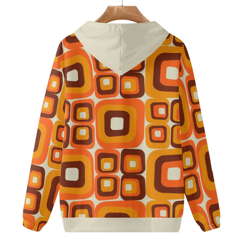 Mr.Shit Womens Hoodie - Orange Retro Women's Hoodies 39 $