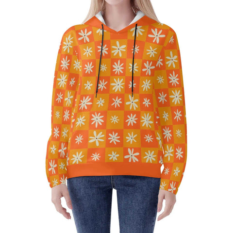Mr.Shit Womens Hoodie - Orange Retro 2 Women's Hoodies 39 $