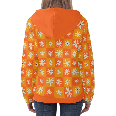Mr.Shit Womens Hoodie - Orange Retro 2 Women's Hoodies 39 $