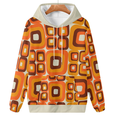 Mr.Shit Womens Hoodie - Orange Retro Women's Hoodies 39 $