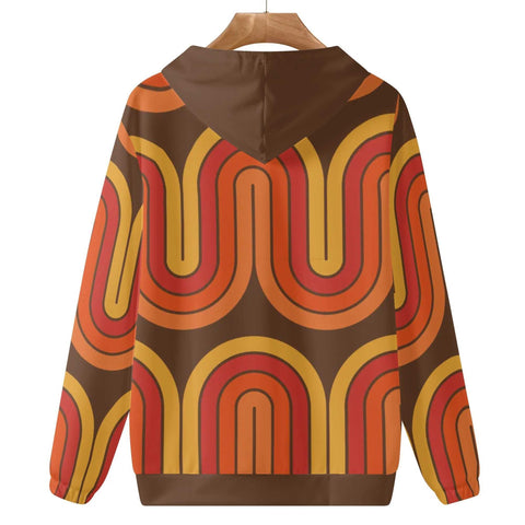 Mr.Shit Womens Hoodie - Orange Retro 4 Women's Hoodies 39 $