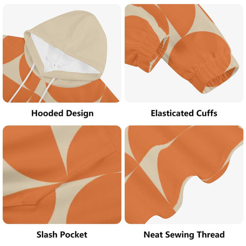 Mr.Shit Womens Hoodie - Orange Retro 5 Women's Hoodies 39 $