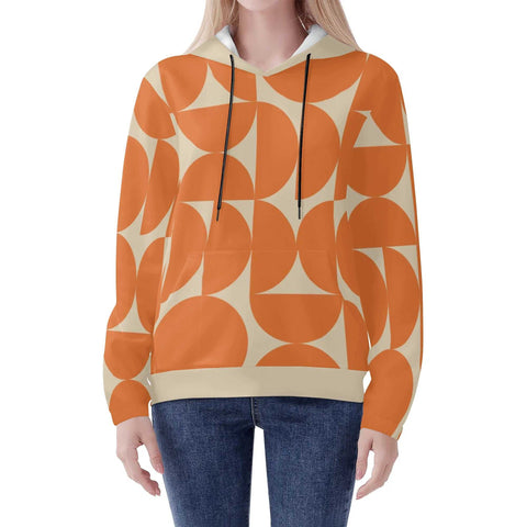 Mr.Shit Womens Hoodie - Orange Retro 5 Women's Hoodies 39 $