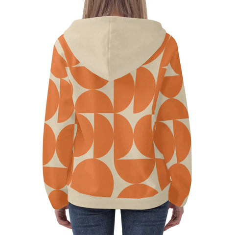 Mr.Shit Womens Hoodie - Orange Retro 5 Women's Hoodies 39 $