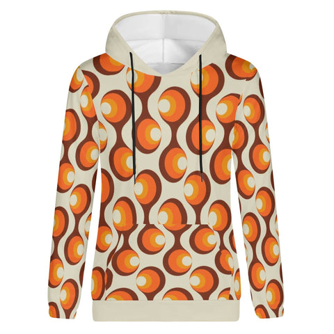 Mr.Shit Womens Hoodie - Orange Retro 6 Women's Hoodies 39 $