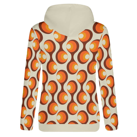 Mr.Shit Womens Hoodie - Orange Retro 6 Women's Hoodies 39 $