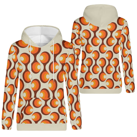 Mr.Shit Womens Hoodie - Orange Retro 6 Women's Hoodies 39 $