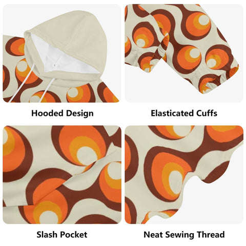 Mr.Shit Womens Hoodie - Orange Retro 6 Women's Hoodies 39 $