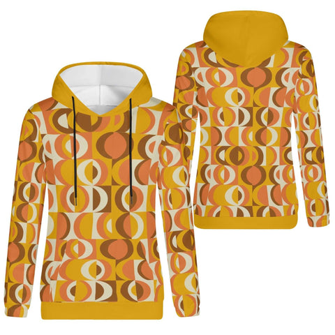 Mr.Shit Womens Hoodie - Orange Retro 8 Women's Hoodies 39 $