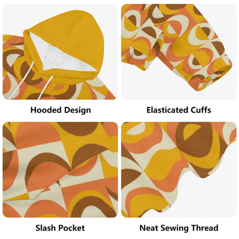 Mr.Shit Womens Hoodie - Orange Retro 8 Women's Hoodies 39 $