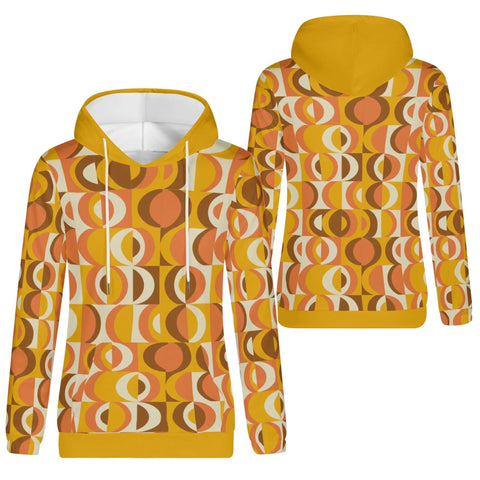 Mr.Shit Womens Hoodie - Orange Retro 8 Women's Hoodies 39 $